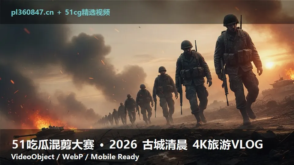 51吃瓜混剪大赛 · 2026 古城清晨 4K旅游VLOG